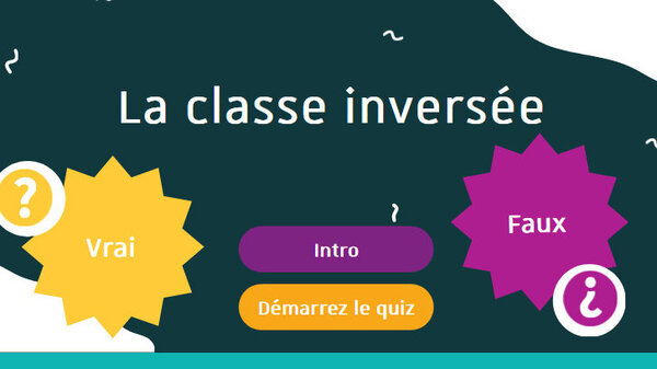 Visuel du quiz sur la classe inversée